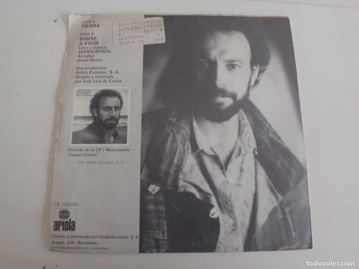 Discos de vinilo: JAVIER RUIBAL-SINGLE TIERRA - Foto 2