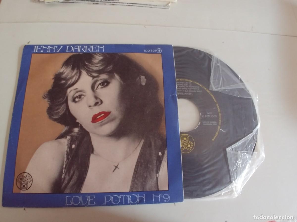Discos de vinilo: JENNY DARREN-SINGLE LOVE POTION N&ordm; 9 - Foto 1