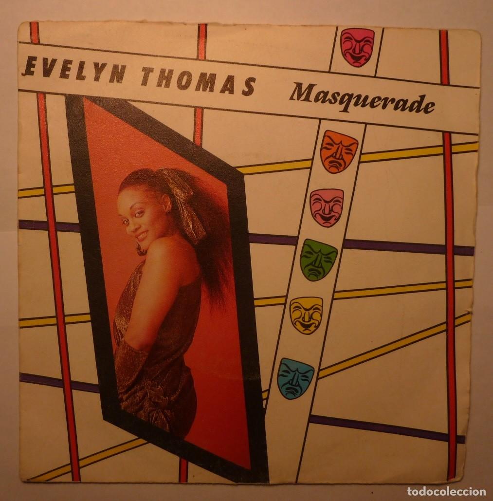 Discos de vinilo: EVELYN THOMAS / MASQUERADE / 1984 / SINGLE - Foto 1