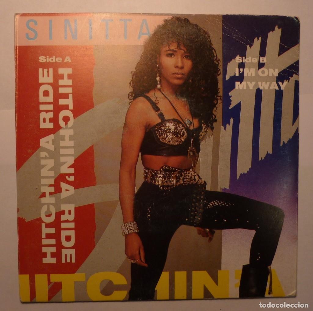 Discos de vinilo: SINITTA / HITCHINA RIDE / 1990 / SINGLE - Foto 1