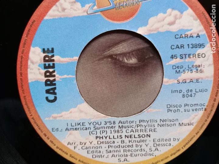 Discos de vinilo: Phyllis Nelson - i like you + reachin - Foto 3