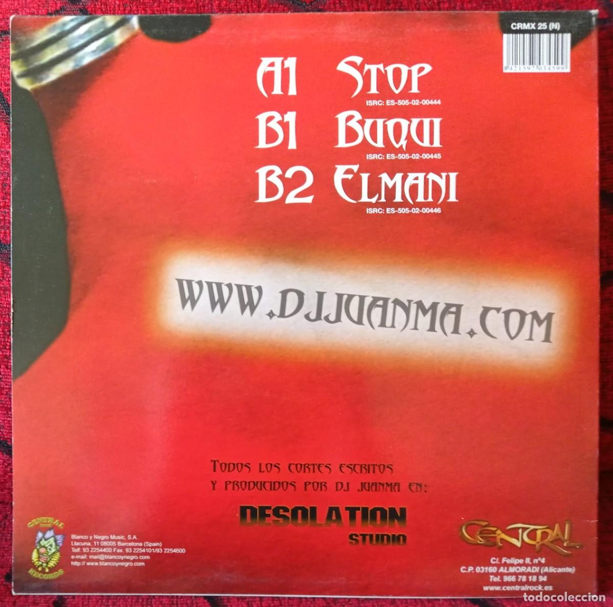Discos de vinilo: DJ JUANMA ** Stop!!! ** MAXI SINGLE VINILO ORIGINAL 2002 - Foto 2