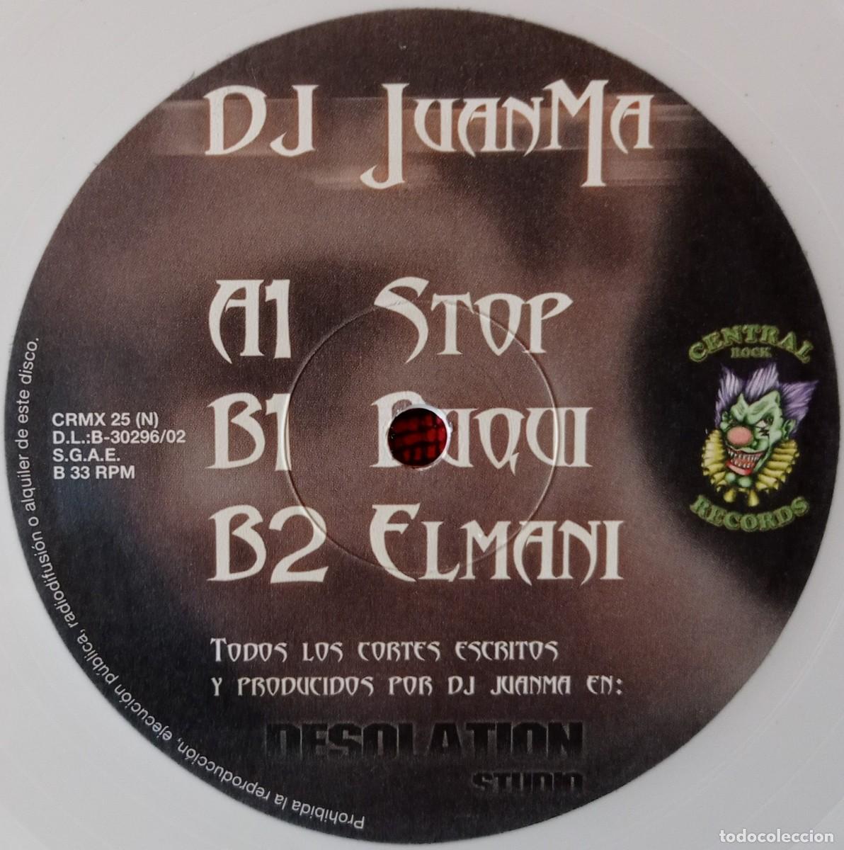 Discos de vinilo: DJ JUANMA ** Stop!!! ** MAXI SINGLE VINILO ORIGINAL 2002 - Foto 4