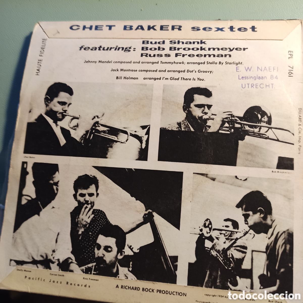 Discos de vinilo: Chet Baker Sextet &ndash; Chet Baker Sextet - Foto 2