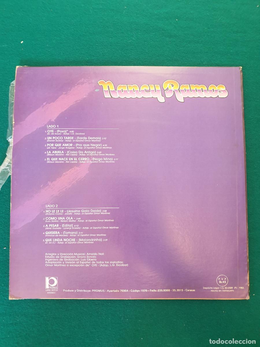 Discos de vinilo: Nancy Ramos &ndash; Oye ... - Foto 2