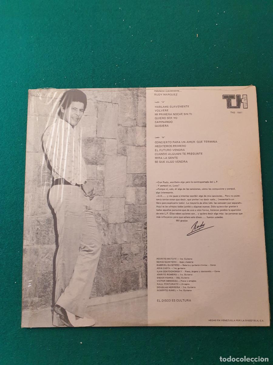 Discos de vinilo: Rudy Marquez &lrm;&ndash; H&aacute;blame Suavemente - Foto 2