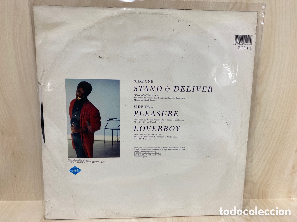 Discos de vinilo: Billy Ocean - Stand & Deliver (12&rdquo;) - Foto 2