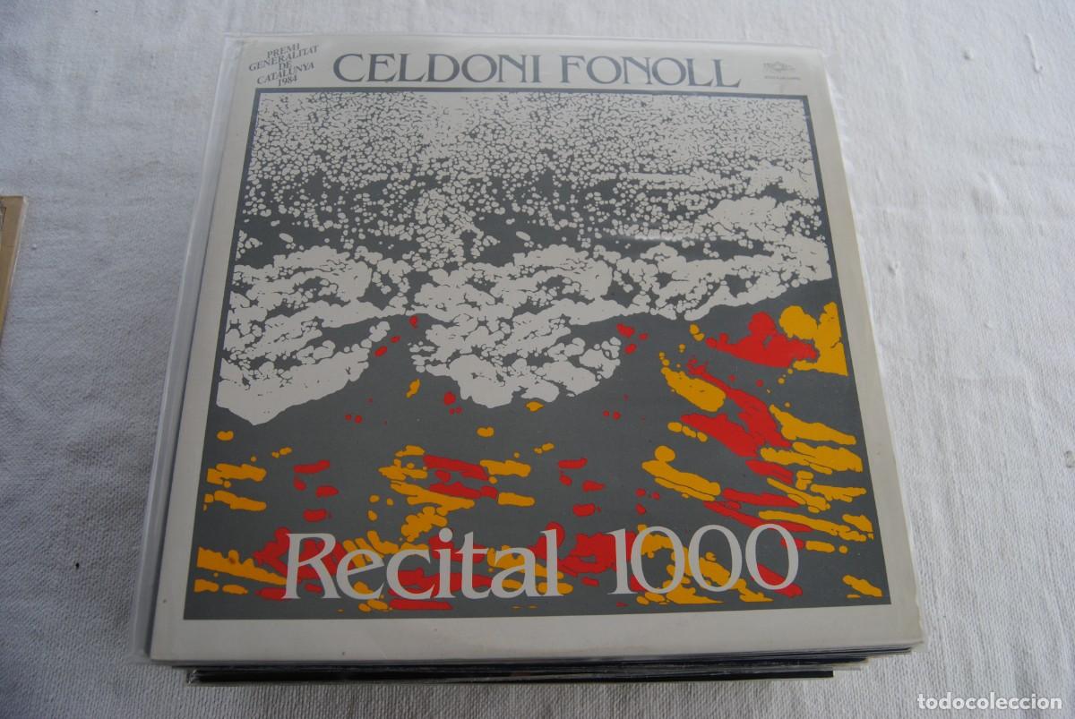 Vinyl-Schallplatten: 9.-celdoni fonoll. lp. recital 1000. expo poesia 1985. doble lp musica per a anna. com nou