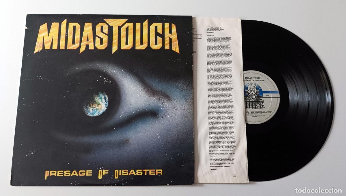 Discos de vinilo: LP MIDAS TOUCH - PRESAGE OF DISASTER - Foto 3
