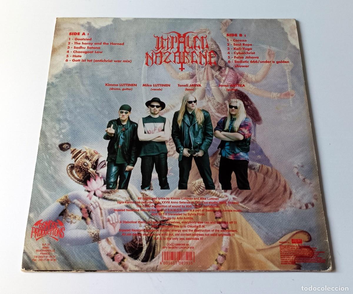 Discos de vinilo: LP IMPALED NAZARENE - UGRA KARMA - Foto 2
