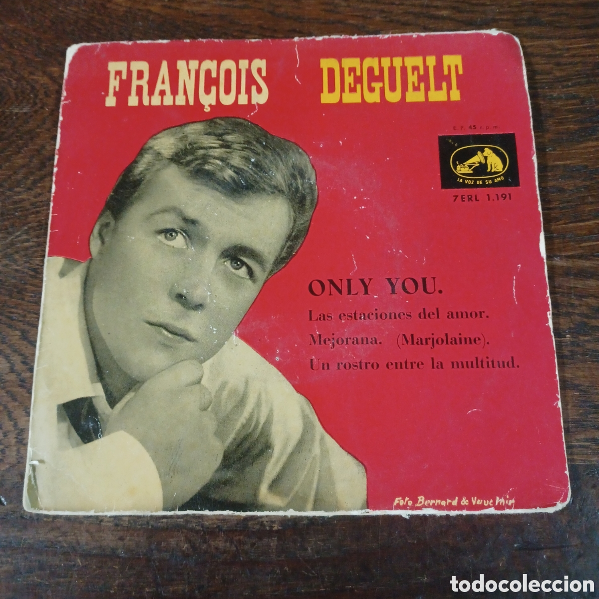 Discos de vinilo: FRANCOIS DEGUELT - ONLY YOU + 3 - Foto 6