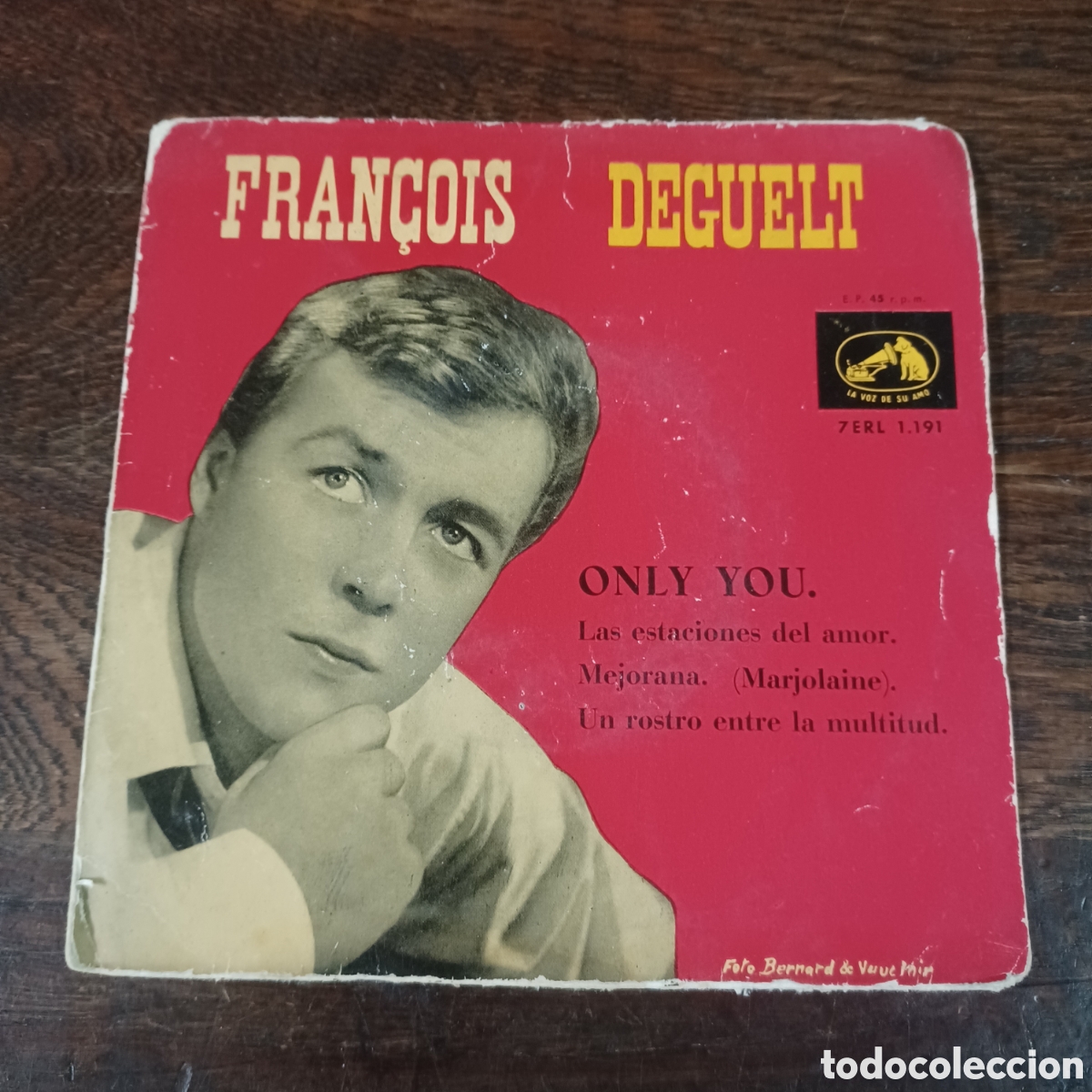Discos de vinilo: FRANCOIS DEGUELT - ONLY YOU + 3 - Foto 1