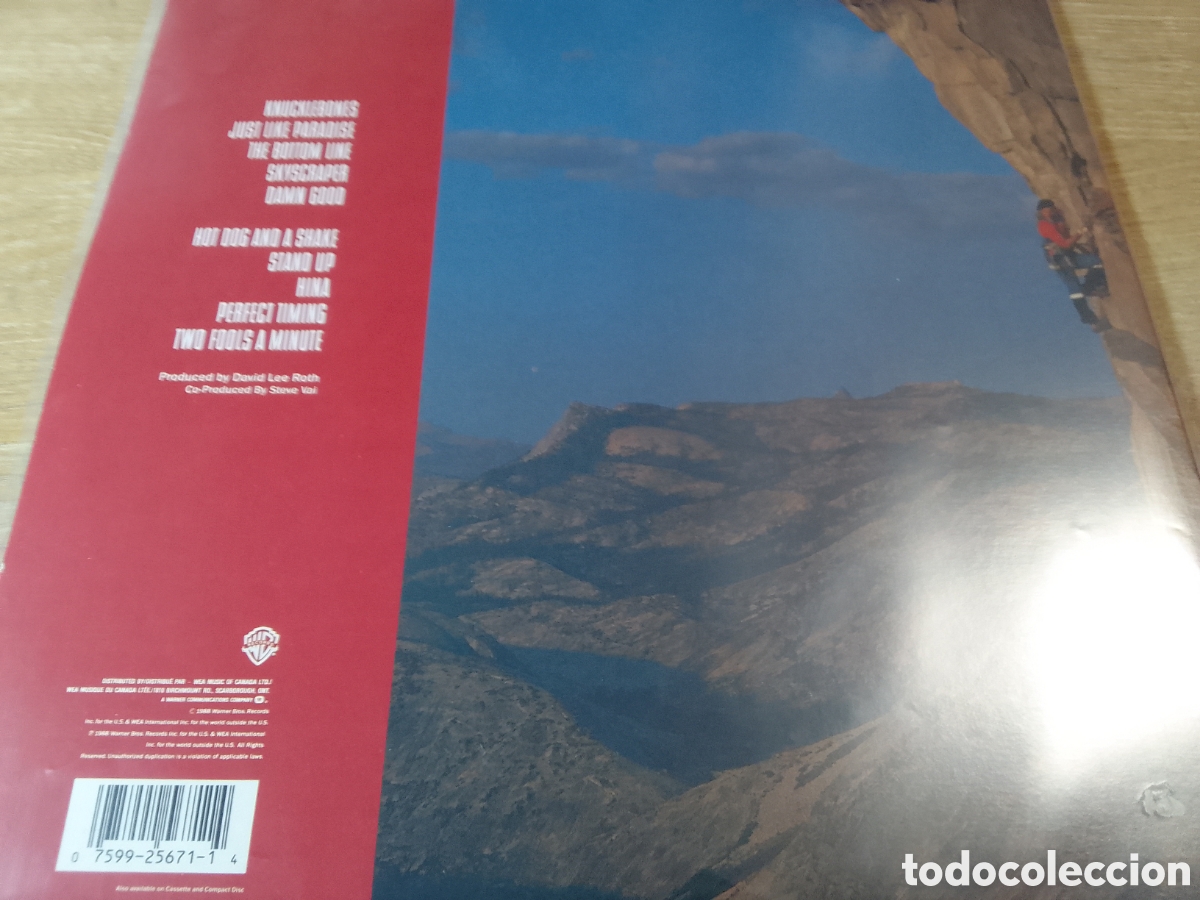 Discos de vinilo: DAVID LEE ROTH SKYSCRAPER VOCALISTA DE VAN HALEN - Foto 2