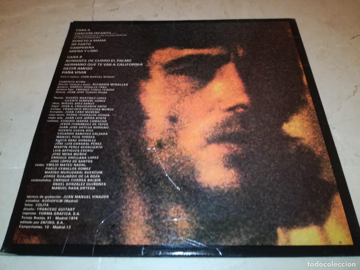 Discos de vinilo: JOAN MANUEL SERRAT-GATEFOLD-ORIGINAL ESPA&Ntilde;OL 1974 - Foto 2