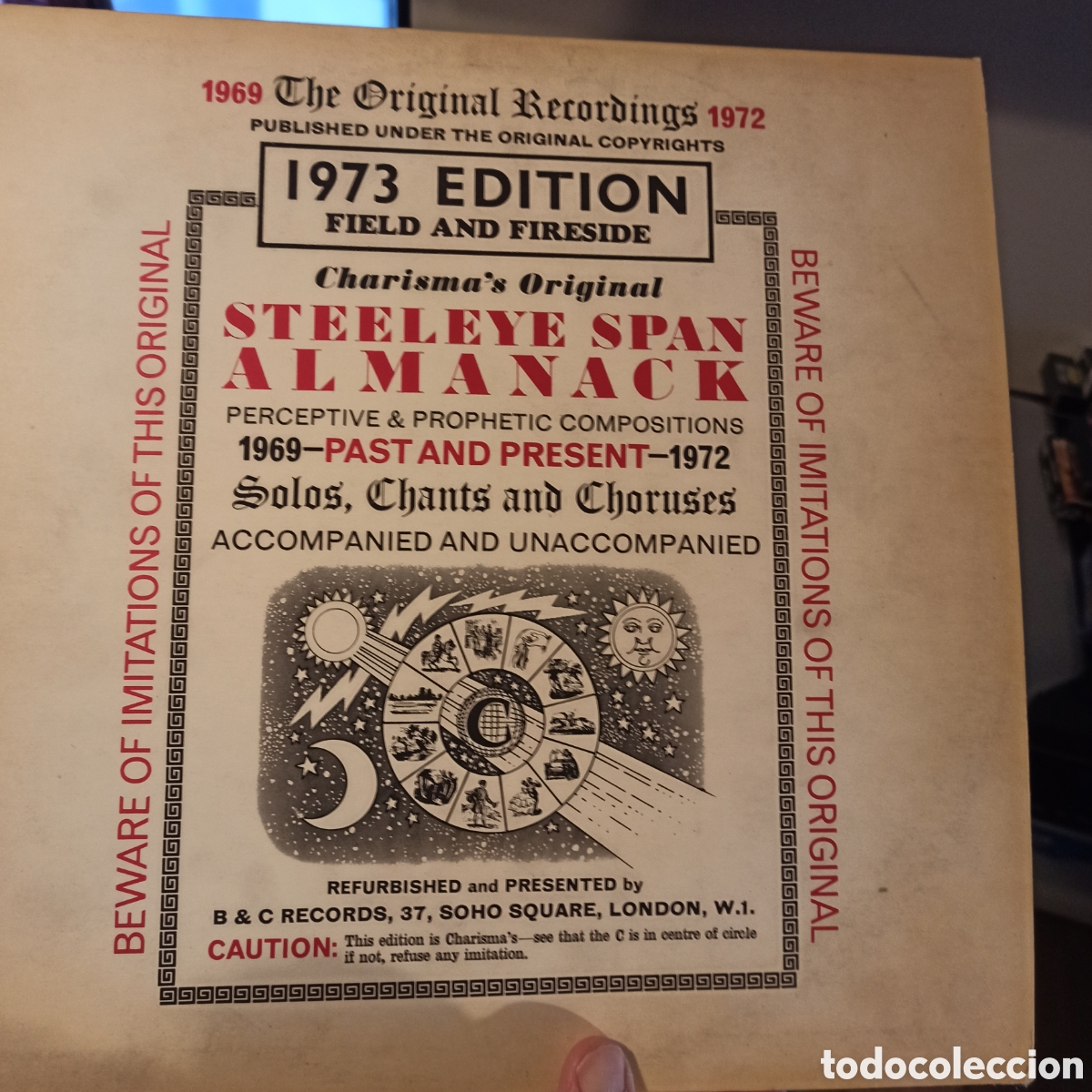 Discos de vinilo: Steeleye Span &ndash; Almanack (Charisma, UK, 1973) - Foto 1