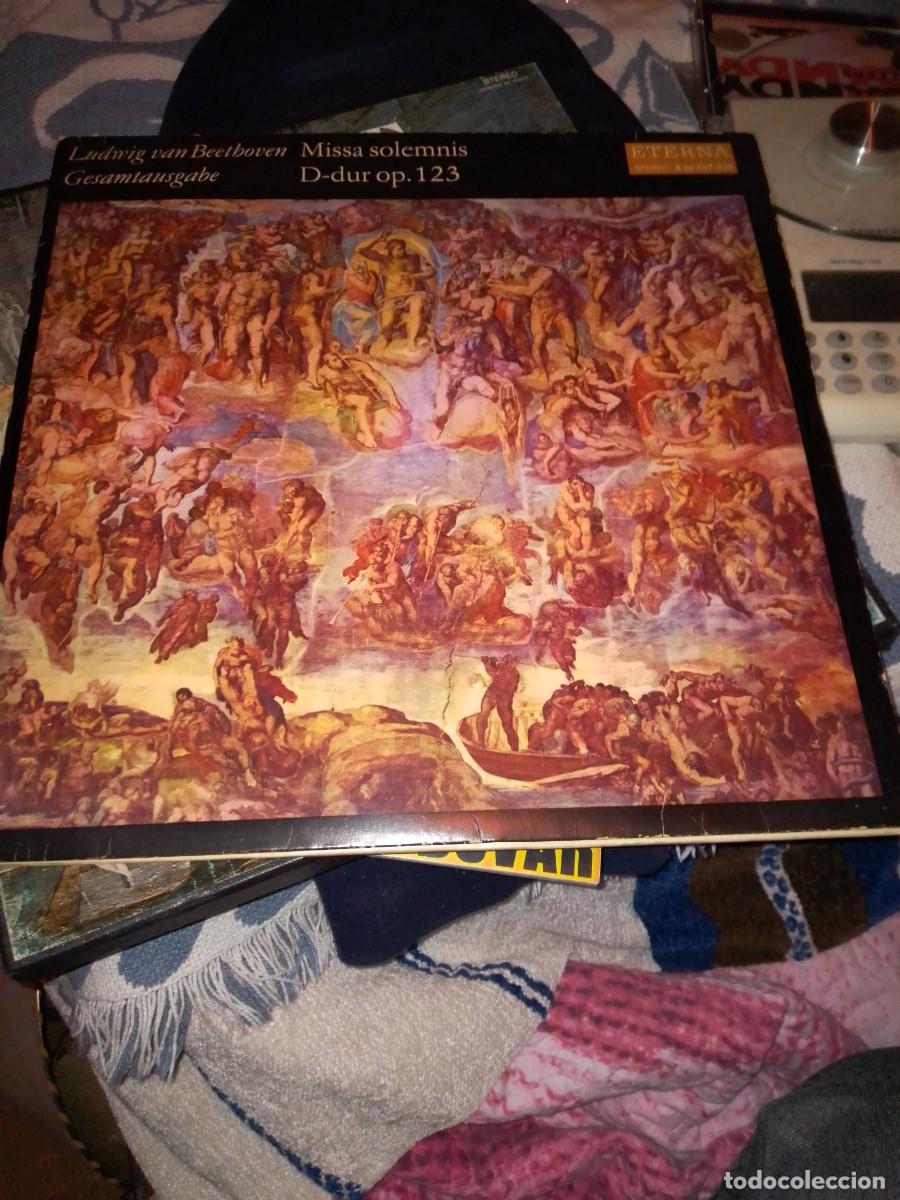 Discos de vinilo: Beethoven Misa Solemnis Eterna 1972. Disco doble - Foto 1