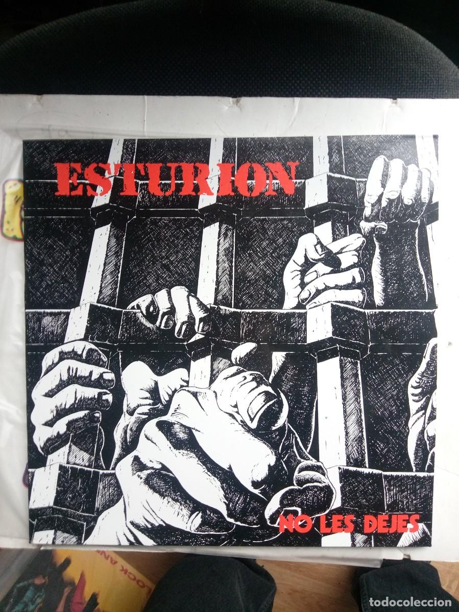 Discos de vinilo: esturion no les dejes 1988 insert lp - Foto 1