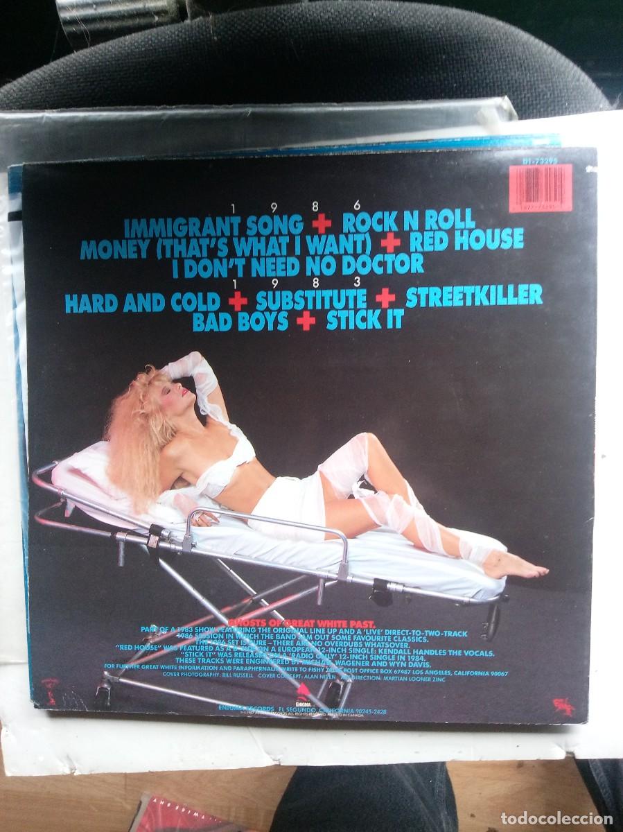 Discos de vinilo: great white recovery live 1987 canada insert lp - Foto 2