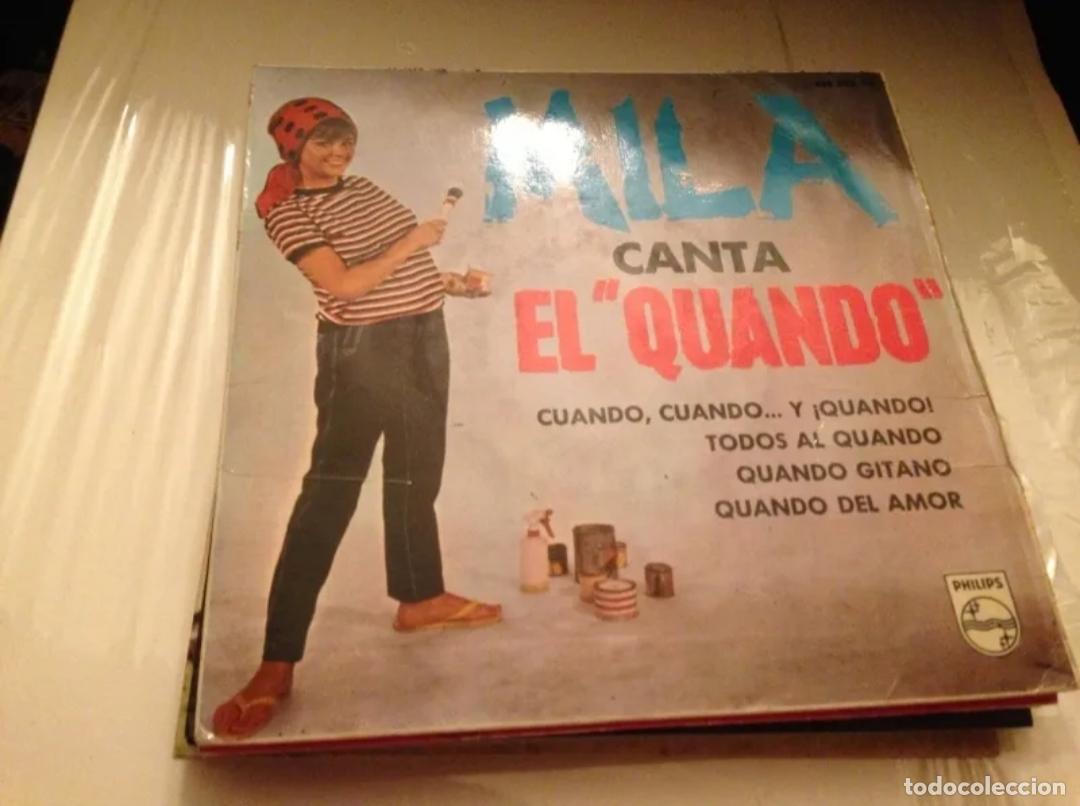 Discos de vinilo: MILA canta EL QUANDO - 7&rdquo; SINGLE EP PHILIPS 1965 - Foto 1