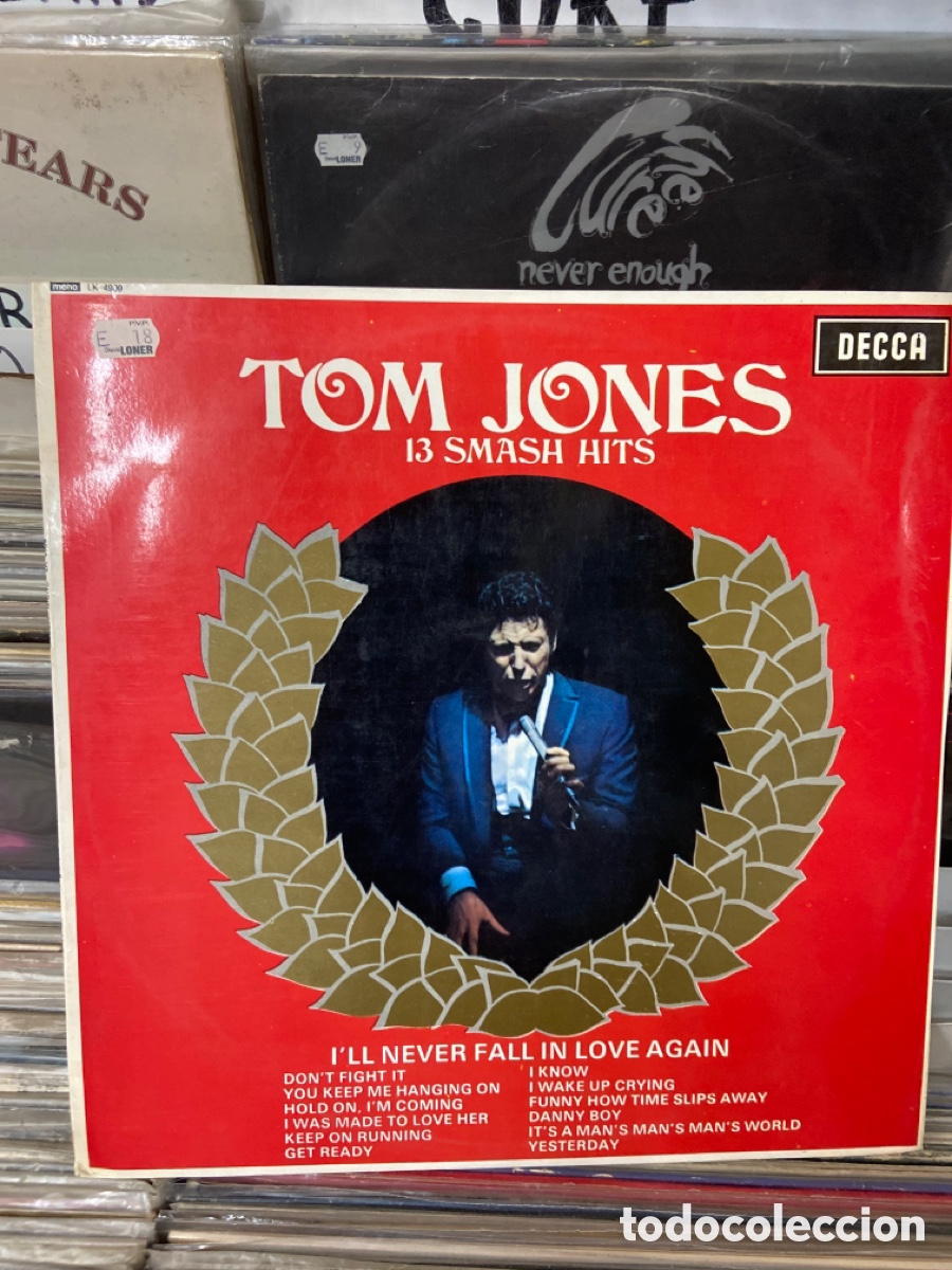 Discos de vinilo: Tom Jones, 13 Smash Hits - Foto 1