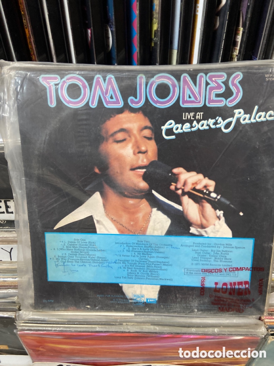 Discos de vinilo: Tom Jones, Live At Caesar Palace - Foto 2