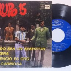 Discos de vinilo: GRUPO 15 - CUANDO SEA UN SESENTÓN (BEATLES); EL SILENCIO ES ORO + 2 - 1967