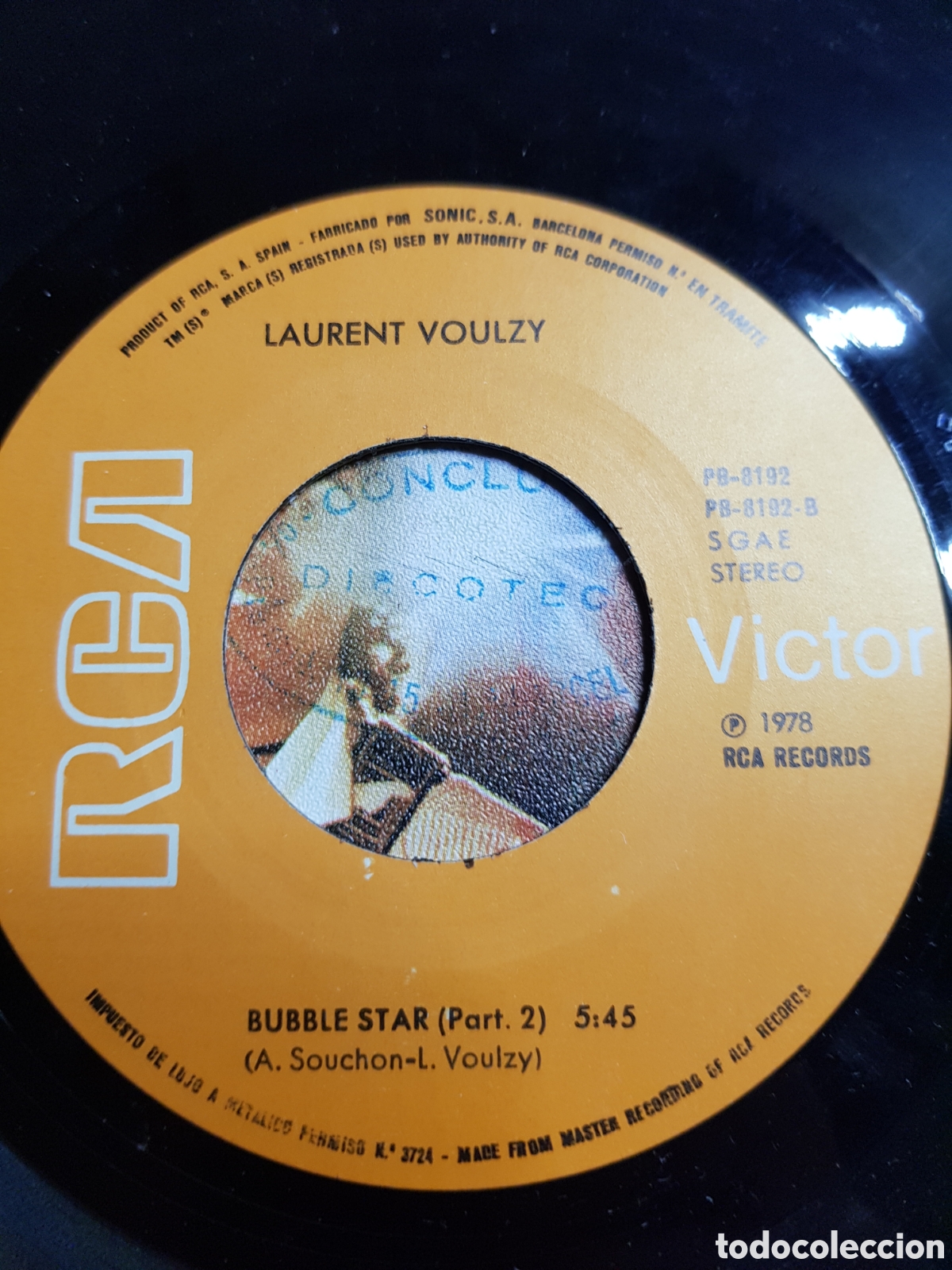 Discos de vinilo: Single 7&rdquo; Laurent Voulzy 1978 Bubble Star - Foto 4