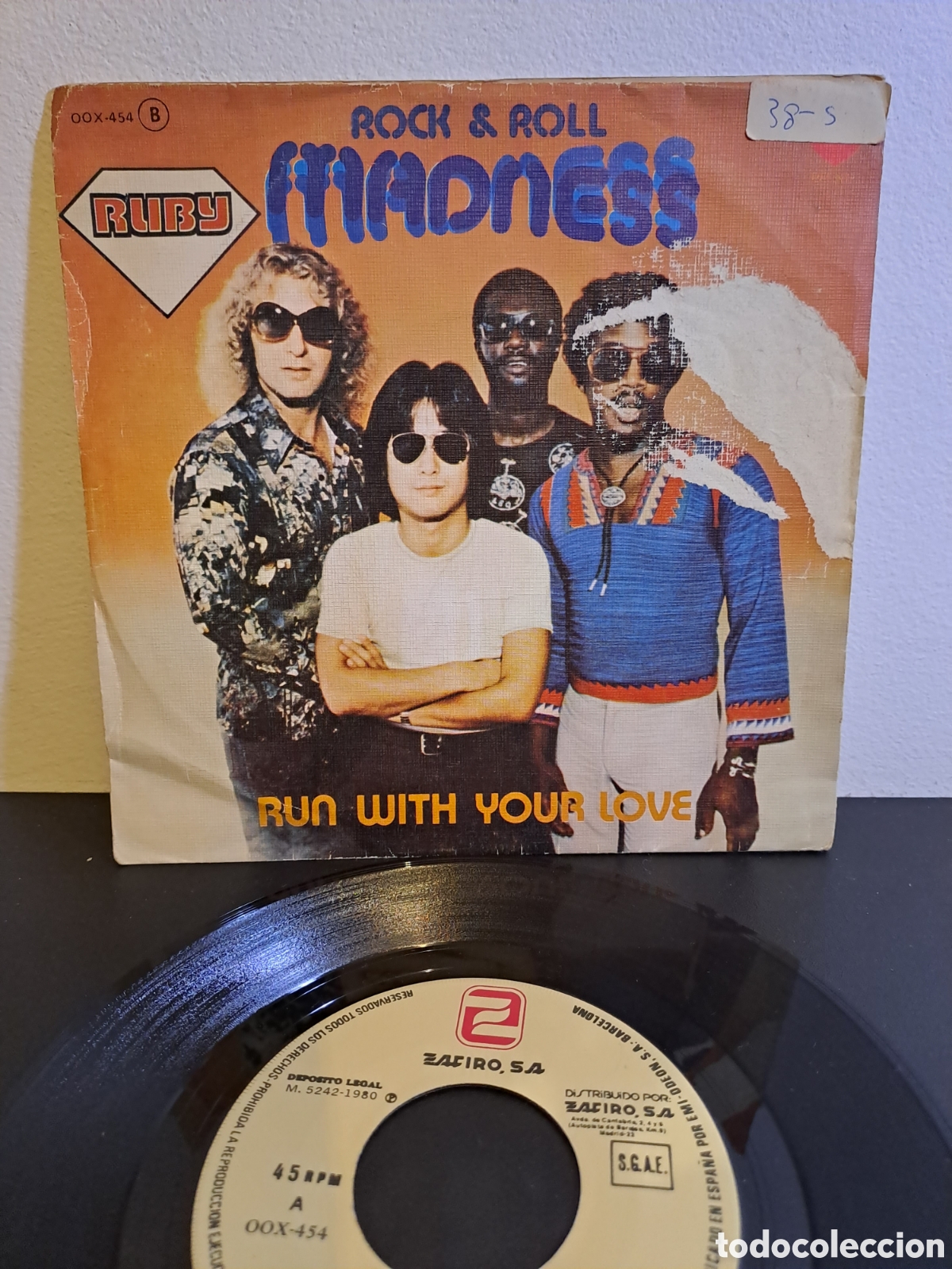 Discos de vinilo: ***Ruby (16)&nbsp;&ndash;&nbsp;Rock & Roll Madness / Run With Your Love. LCS.1 - Foto 1
