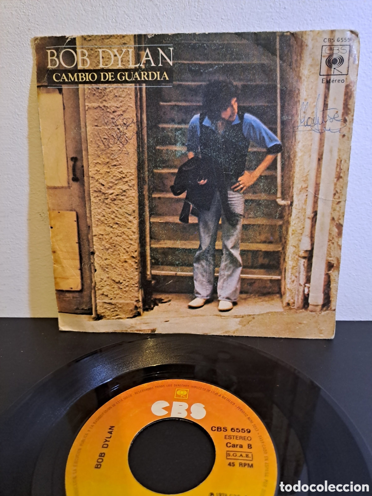 Discos de vinilo: *** Bob Dylan&nbsp;&ndash;&nbsp;Cambio De Guardia. LGS.5.6 - Foto 1