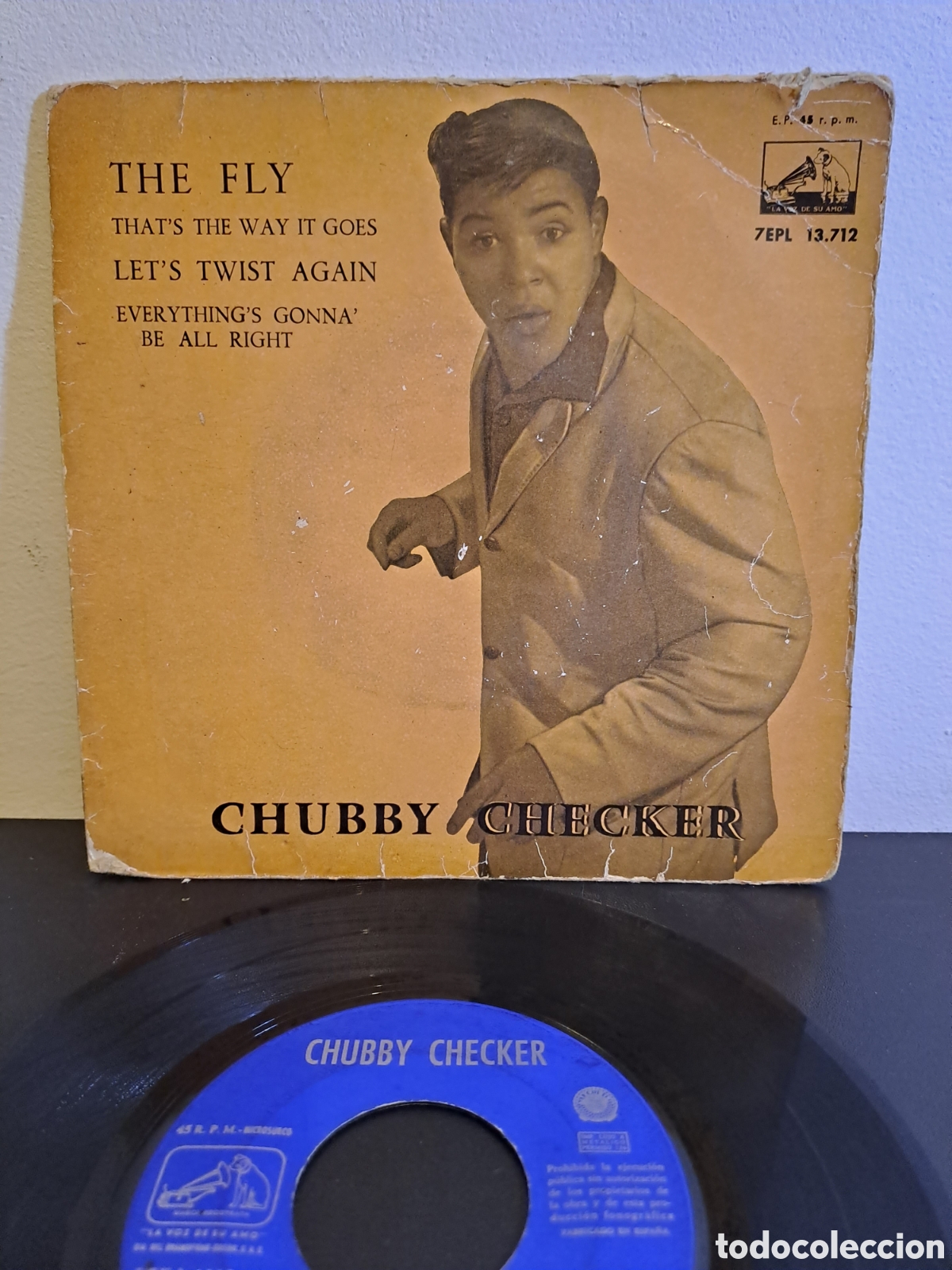 Discos de vinilo: *** Chubby Checker&nbsp;&ndash;&nbsp;The Fly . LCS.1 - Foto 1