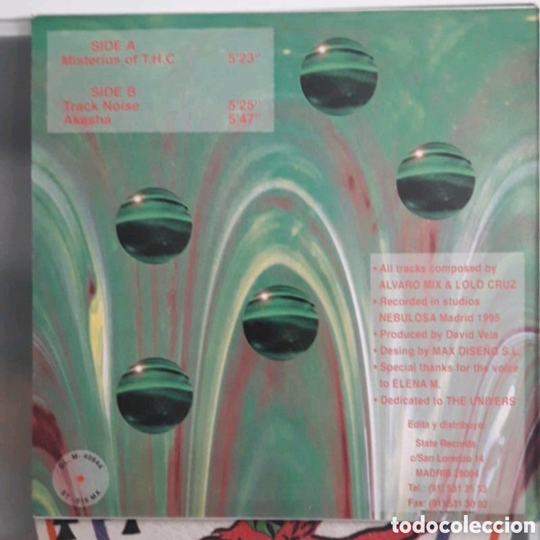 Discos de vinilo: Maxi single Akasha.. - Foto 2