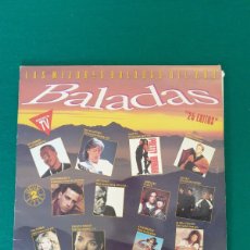 Discos de vinilo: LAS MEJORES BALADAS DEL AÑO DOBLE LP HISPAVOX 1991 - 25 EXITOS. Lote 386147879
