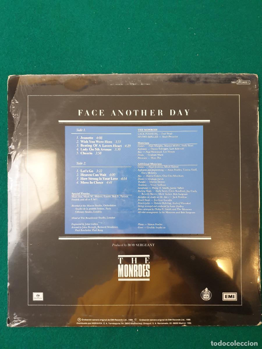 Discos de vinilo: The Monroes &ndash; Face Another Day - Foto 2