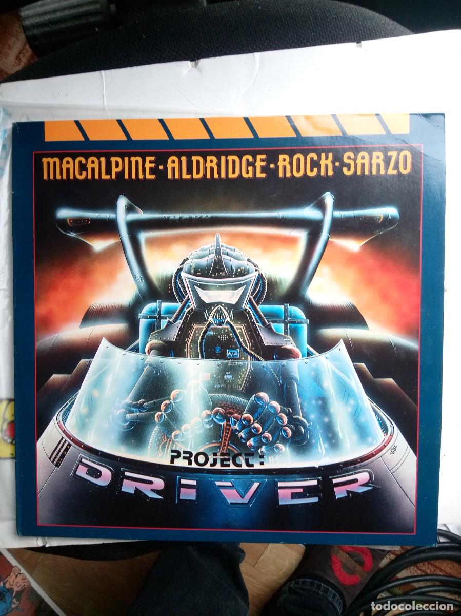 Discos de vinilo: MacAlpine Aldridge-Rock-Sarzo Project: Driver LP 1987 - Foto 1