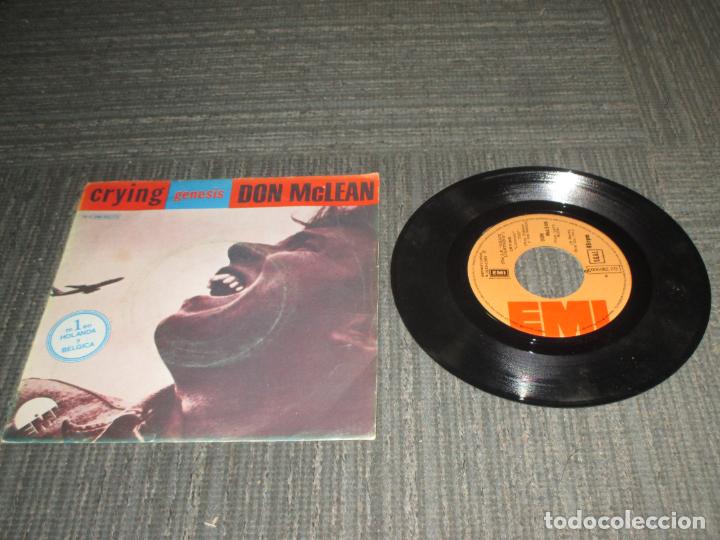 Discos de vinilo: DON MCLEAN - CRYING - SINGLE - SPAIN - EMI - L - - Foto 1