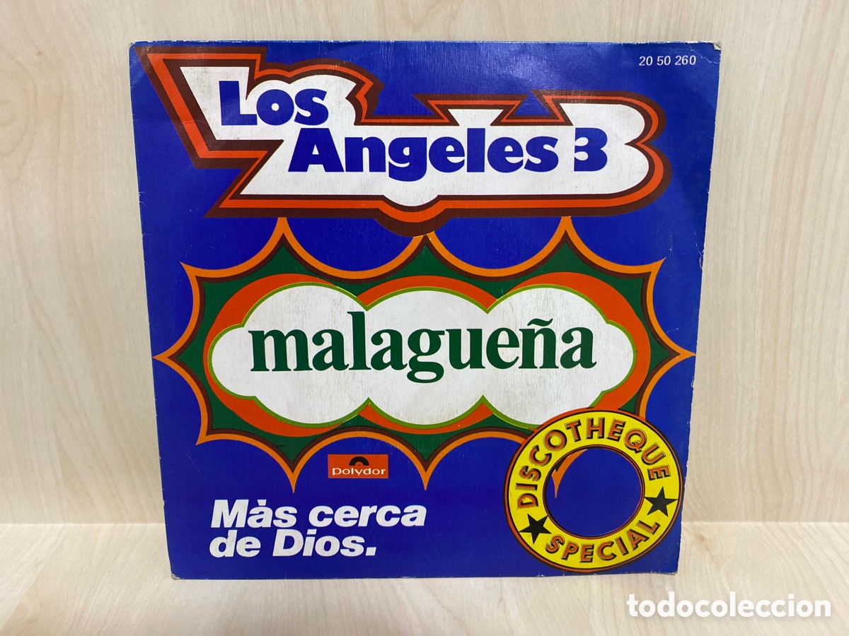 Discos de vinilo: Los Angeles 3 - La Malague&ntilde;a (7&rdquo;, Single) - Foto 1