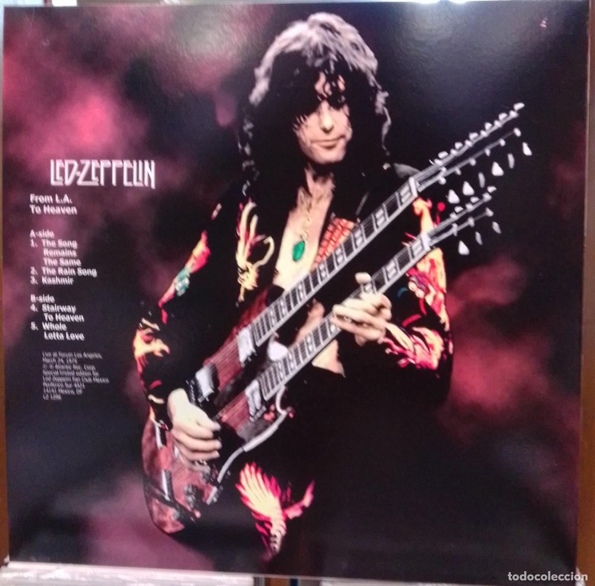 Discos de vinilo: Led Zeppelin - From L.A. to heaven -LP Picture with cover-