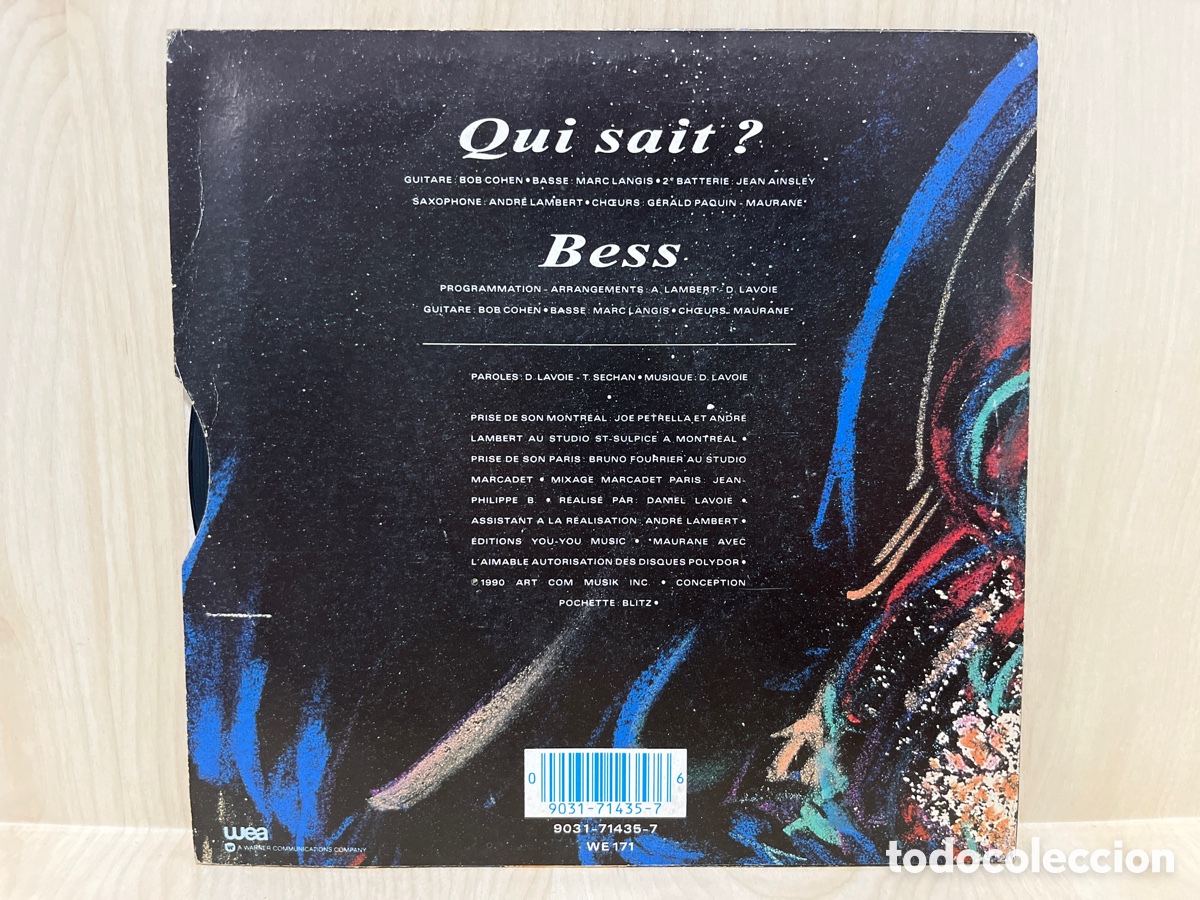 Discos de vinilo: Daniel Lavoie - Qui Sait ? (7&rdquo;, Single) - Foto 2
