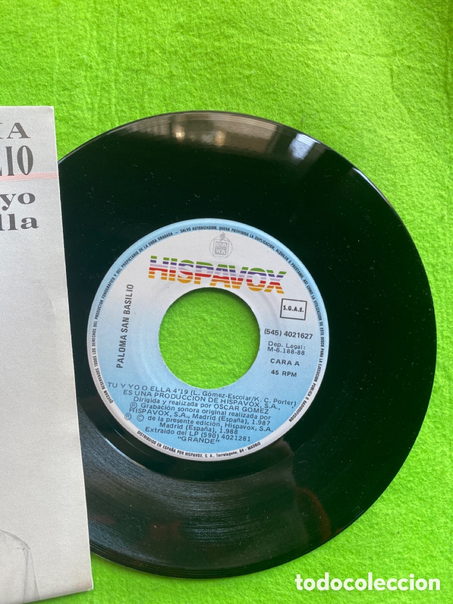 Discos de vinilo: Paloma san Basilio ( promocional ) - Foto 4