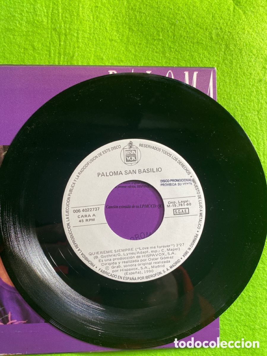 Discos de vinilo: Paloma san Basilio (promocional) - Foto 4