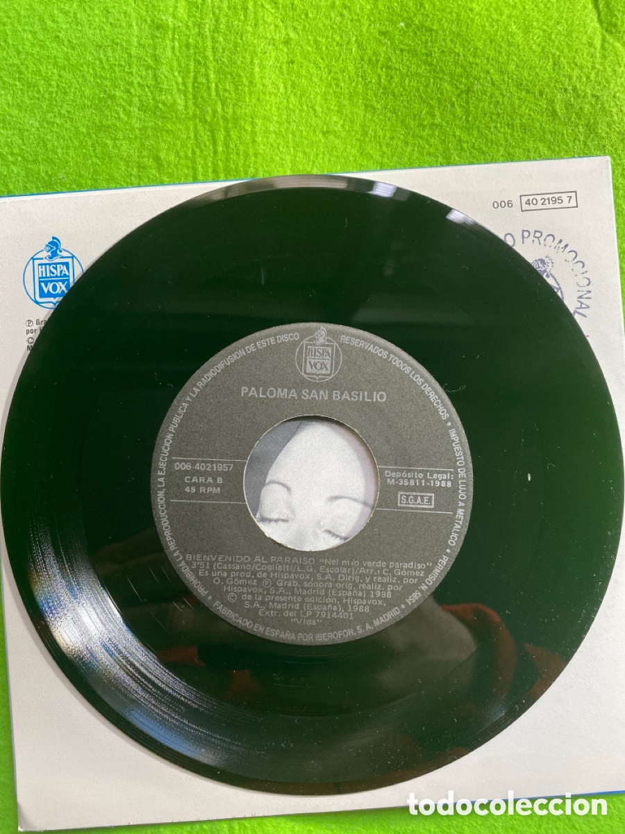Discos de vinilo: Paloma san Basilio (promocional) - Foto 3