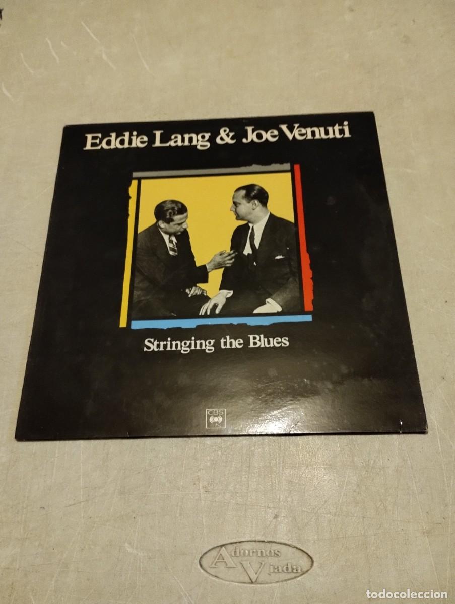 Discos de vinilo: Eddie Lang & Joe Venuti LP Stringing The Blues Esp. - Foto 1