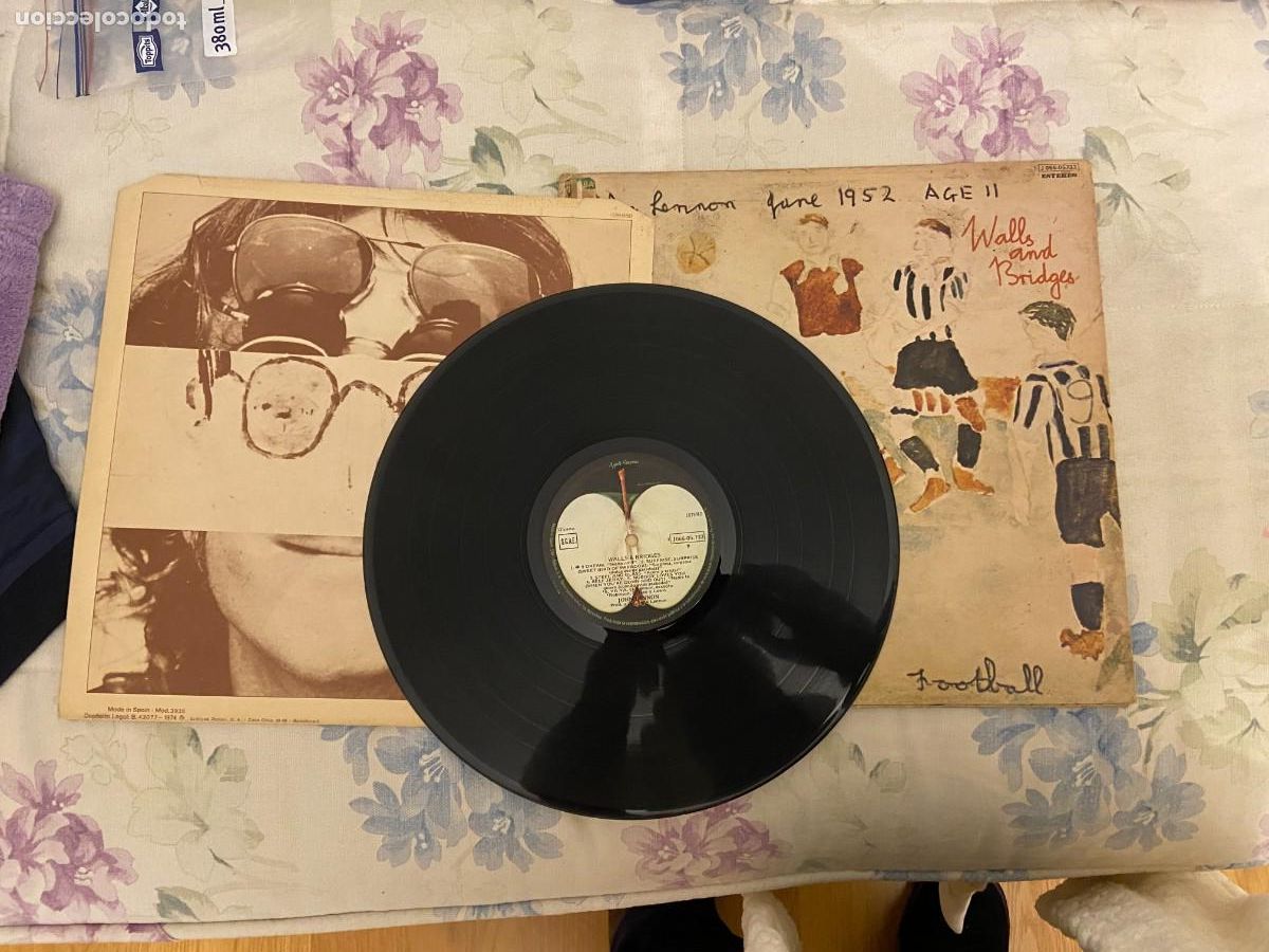 Discos de vinilo: john lennon walls and bridges con encartes