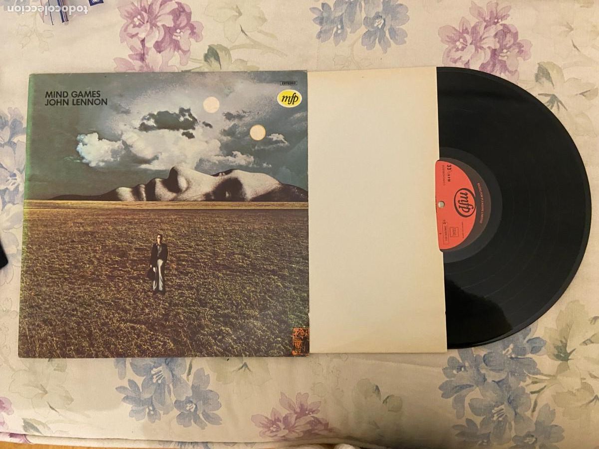 Discos de vinilo: john lennon mind games muy buen estado 197e espa&ntilde;ol