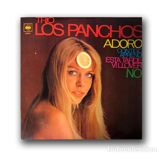 Discos de vinilo: Los Panchos - Adoro Single 7&rdquo; - Foto 1