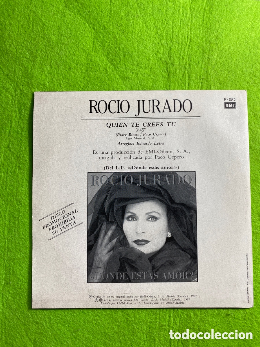 Discos de vinilo: Rocio jurado (promocional) - Foto 2