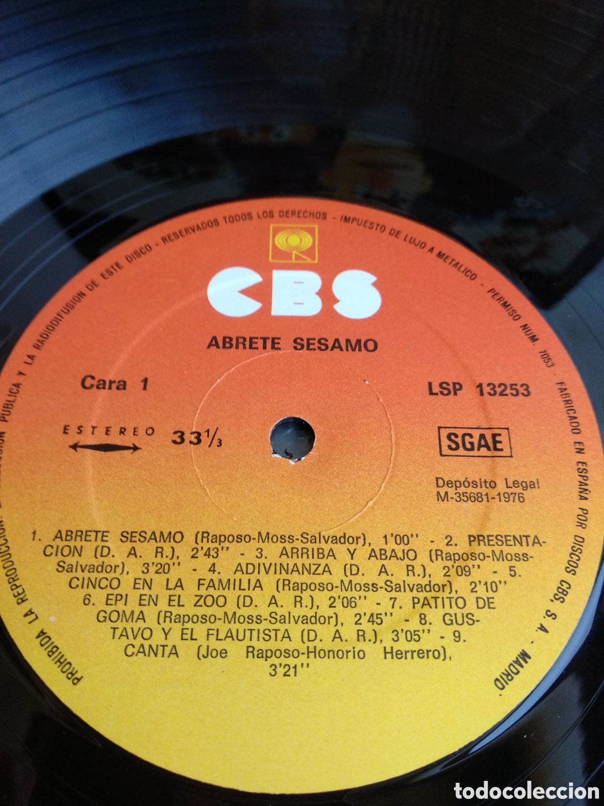 Discos de vinilo: *ABRETE SESAMO, SPAIN, CBS, 1976, LC.3 - Foto 4