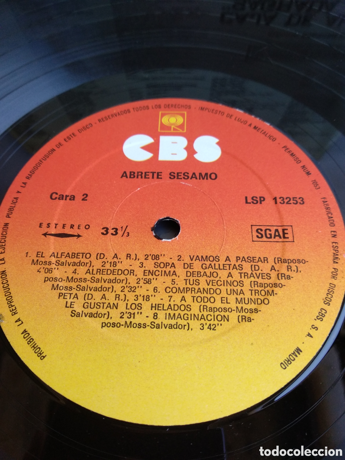 Discos de vinilo: *ABRETE SESAMO, SPAIN, CBS, 1976, LC.3 - Foto 3