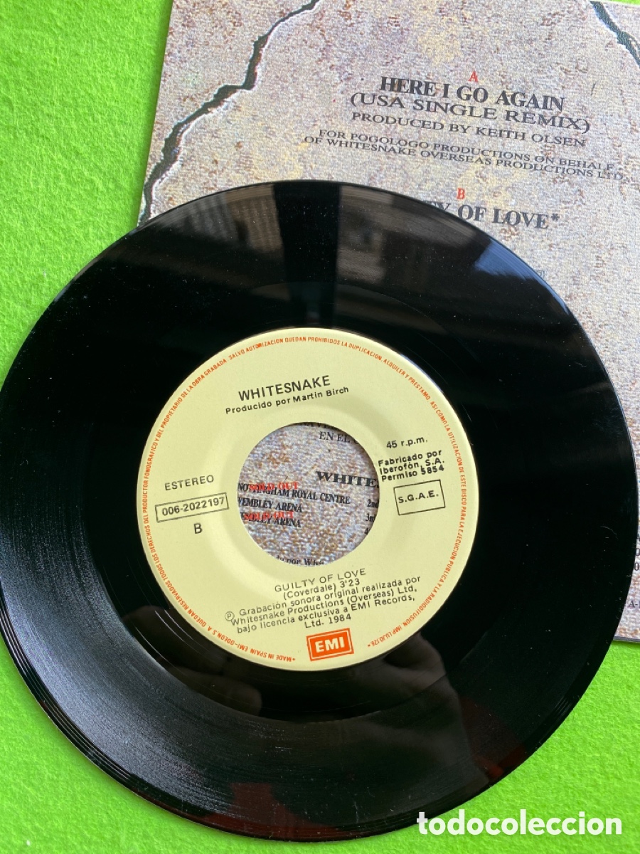 Discos de vinilo: Whitesnake ( edici&oacute;n espa&ntilde;ola ) - Foto 6