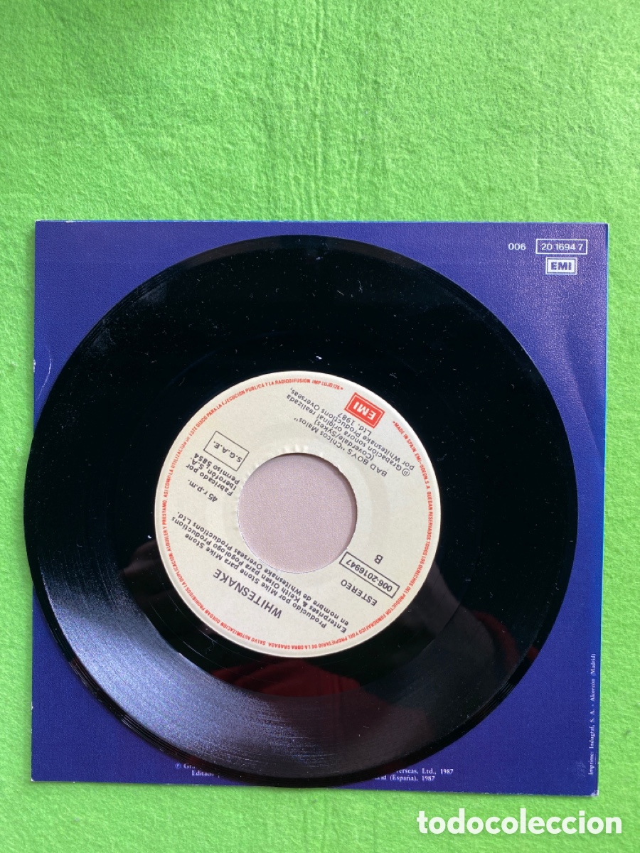 Discos de vinilo: Whitesnake ( edici&oacute;n espa&ntilde;ola) - Foto 5
